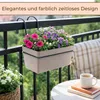 Blumenkasten Balkon 3er Set Balkonkasten mit Halterung Produktbild-Vorschau 8