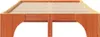 Bettrahmen Wachsbraun 120 x 190 cm Massives Kiefernholz Produktbild-Vorschau 5