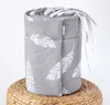 FEDER Grau 100% Baumwolle 360 x 30 cm BETTUMRANDUNG Produktbild-Vorschau 4
