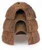 Aquarium Deko Kokosnuss-Höhle Set 3 Stück, nieszczotkierte Produktbild-Vorschau 2