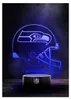 Seattle Seahawks LED svetlo „Helm“, oficiálny fanúšikovský Náhľad obrázku produktu 2