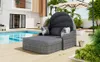 Sonneninsel, Gartenlounge Set, PE-Rattan mit verstellbarem Produktbild-Vorschau 3