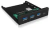 IB-HUB1418-i3 (schwarz, 3x USB 3.0 Type-A, 1x USB Type-C) Produktbild-Vorschau 3