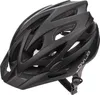 A black bicycle helmet is shown from a slightly elevated side angle against a white background. Produktbild-Vorschau