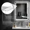 HOMCOM Badspiegel, 60 x 80 cm LED Badezimmerspiegel mit 3 Produktbild-Vorschau 8