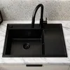 QLS Automatischer Einbecken Siphon Küchenspüle 3 1/2 Zoll Produktbild-Vorschau 3