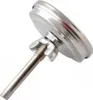 A close-up, angled view of a stainless steel thermometer probe with a threaded shaft and a wingnut for attachment. Produktbild-Vorschau