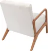 Fauteuil Salon Cotele Scott Beige Voir les images du produit 5