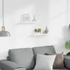 vidaXL Modanature per quadri 2 pz. MDF bianco 40x9x3 cm Anteprima dell’immagine prodotto 3
