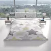 2 teilige Flauschige Bettwäsche 135x200 cm Winter Sterne Produktbild-Vorschau 2