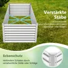 Kovový vyvýšený záhon COSTWAY, truhlík na květináče Náhled obrázku produktu 8