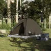 vidaXL Tenda da campeggio a cupola 4 persone Marrone Anteprima dell’immagine prodotto 3