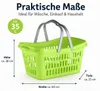 Kôš na bielizeň 60 cm s 2 držadlami na prenášanie Náhľad obrázku produktu 6