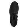 A top-down view of a black boot. Produktbild-Vorschau