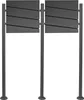 Wiltec 2er Set Designer Briefkasten V16 Anthrazit 1000 x Produktbild-Vorschau 2