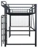 STILVORA Hochbett 90x200cm mit Schreibtisch und Produktbild-Vorschau 8