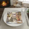 Servietten Papier 33x33cm Weihnachtsdorf 20 Stück Braun / Produktbild-Vorschau 6