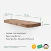 Rikmani Wandregal Massiv Schweberegal Holz Esche 70 cm MARI Produktbild-Vorschau 2