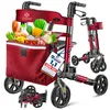 KESSER® Rollator Aluminium faltbar, höhenverstellbar & bis Produktbild-Vorschau 1