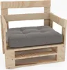 Lermowood Palettenmöbel Mpe Sessel 60 x 60 cm Natur | Produktbild-Vorschau 1