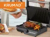 KRUMAD Gril électrique 2000W - Mini gril de contact pour 2 Voir les images du produit 2