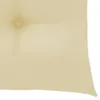 vidaXL Gartenstühle mit Cremeweißen Kissen 3 Stk. Produktbild-Vorschau 6