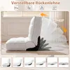 COSTWAY Klappbarer Relaxsessel, Bodenstuhl mit Produktbild-Vorschau 5