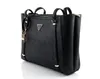 A black Guess shopper bag is shown against a white background. Produktbild-Vorschau