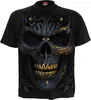 Spiral T-Shirt Herren Nero Oro Schwarz Gotico, Horror, Anteprima dell’immagine prodotto 1