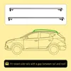 HOMCOM Barres de toit de voiture transversales porte-bagage Voir les images du produit 11