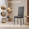 Bealife Esszimmerstühle 2er-Set – Ergonomische Rückenlehne, Produktbild-Vorschau 8