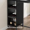 BEALIFE Bistrotisch-Set 3-teilig mit Ablage & Produktbild-Vorschau 5