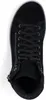 A top-down view of a black leather boot. Anteprima dell’immagine prodotto