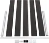 vidaXL Zaunelement WPC 180x105 cm Schwarz Produktbild-Vorschau 4