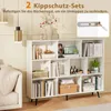 COSTWAY regál s přihrádkami, stojící regál se 3 úrovněmi a Náhled obrázku produktu 5