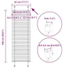 vidaXL Roleta plisowana czarna 45x100 cm szerokość tkaniny Podgląd zdjęcia produktu 7