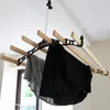 Dřevěný stropní sušák - černý - 1,5 m Náhled obrázku produktu 5