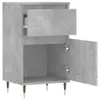 vidaXL Credenze 2 pz. Grigio cemento 40x35x70 cm materiale Anteprima dell’immagine prodotto 7