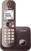 Teléfono inalámbrico Panasonic KX-TG6811GA, color marrón Vista previa de la imagen del producto 5