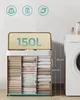 Koš na prádlo SONGMICS, s víkem a držadly, z bambusu, 3 Náhled obrázku produktu 5