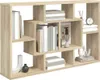 Scaffale a parete rovere Sonoma 85x16x52,5 cm materiale a Anteprima dell’immagine prodotto 5