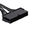 A close-up view of a black computer power supply connector with multiple wires attached. Náhľad obrázku produktu