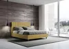 ITYHOME - Gepolstertes Bett mit Lattenrost 160x210 mit Produktbild-Vorschau 4