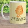 Mr. & Mrs. Panda Plastikbecher Katze Mittelfinger - Gelb Produktbild-Vorschau 2