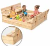 Aga Kinder Holzsandkasten 120x120 cm Produktbild-Vorschau 6