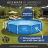 HAF - Swing Frame Pool rund Stein-Optik (Ø 305 cm, 76 cm Produktbild-Vorschau 2