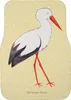 Mr. & Mrs. Panda Autoteppich Storch - Gelb Pastell - Produktbild-Vorschau 1