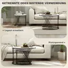 Couchtische im 2er-Set, Marmoroptik, Spanplatte, Metall, Produktbild-Vorschau 4