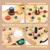Montessori Busy Board aus Holz, LED Schalterspielzeug, Produktbild-Vorschau 3