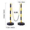 VEVOR dopravní kužely výstražné kužely 6 ks 285 x 285 mm Náhled obrázku produktu 8